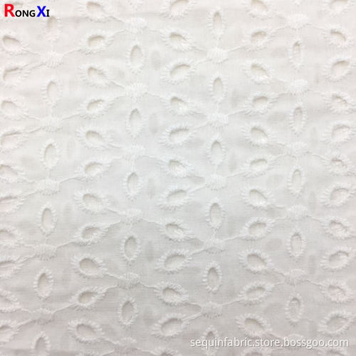 Cotton Eyelet Fabric 100% Cotton lace fabric